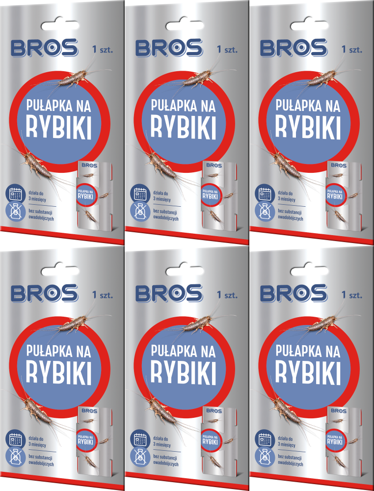 6x Pułapka na rybiki Bros, 1 sztuka