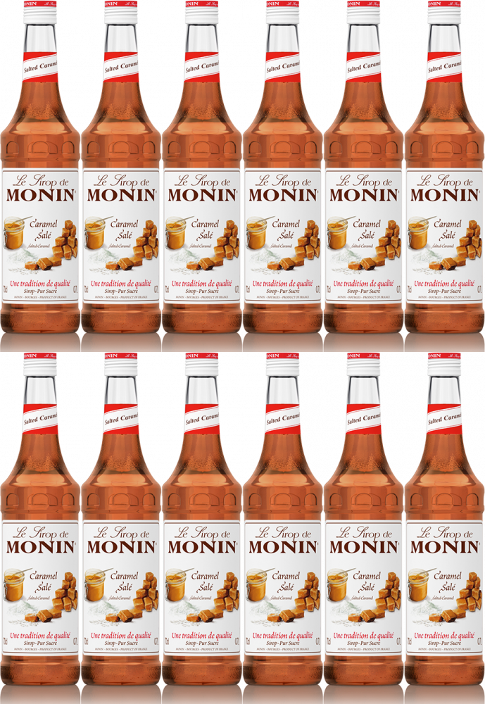 12x Syrop Monin, karmelowy, 700ml