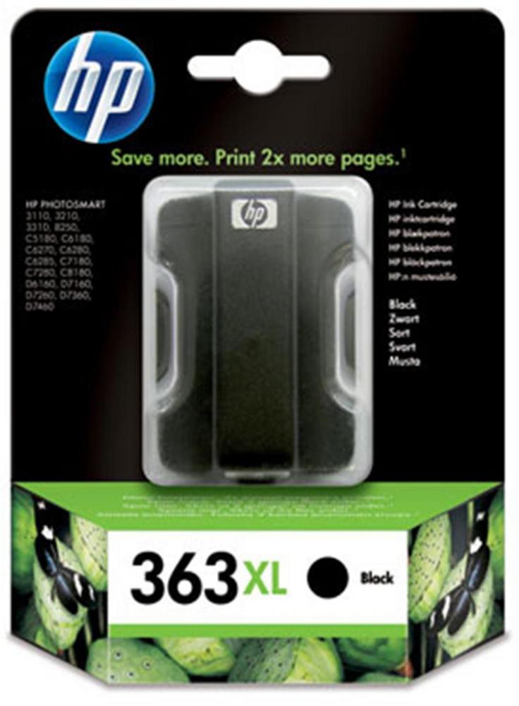 Tusz HP 363XL (C8719EE), 680 stron, black (czarny)