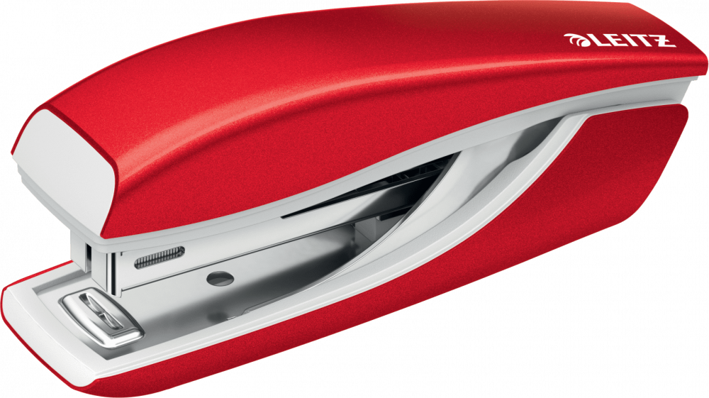 Zszywacz mini Leitz NeXXt Wow, do 10 kartek, czerwony