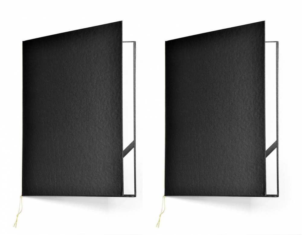 2x Okładka do dyplomów Galeria Papieru, A4, czarny