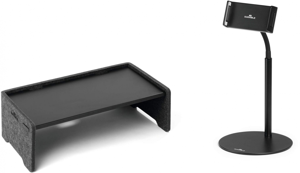 Podstawa pod monitor Durable EFFECT + uchwyt na tablet Durable TWIST