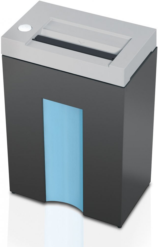 Niszczarka Eba 1128C, ścinek 2x15mm, 4 kartki, P-5/F-2 DIN, szary ciemny