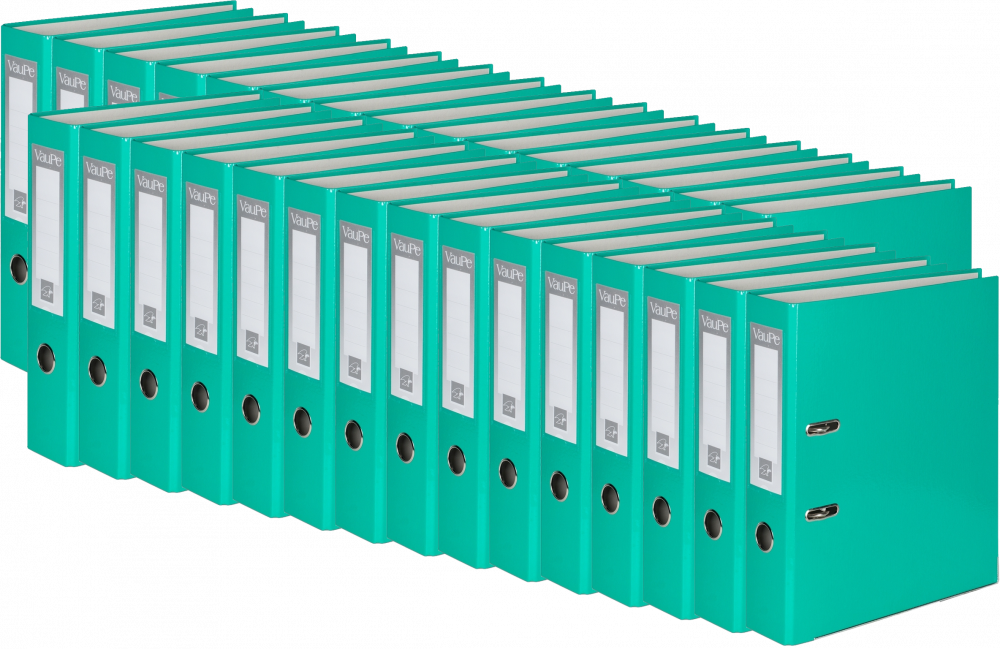 30x Segregator A4 VauPe FCK, 50mm, turkusowy