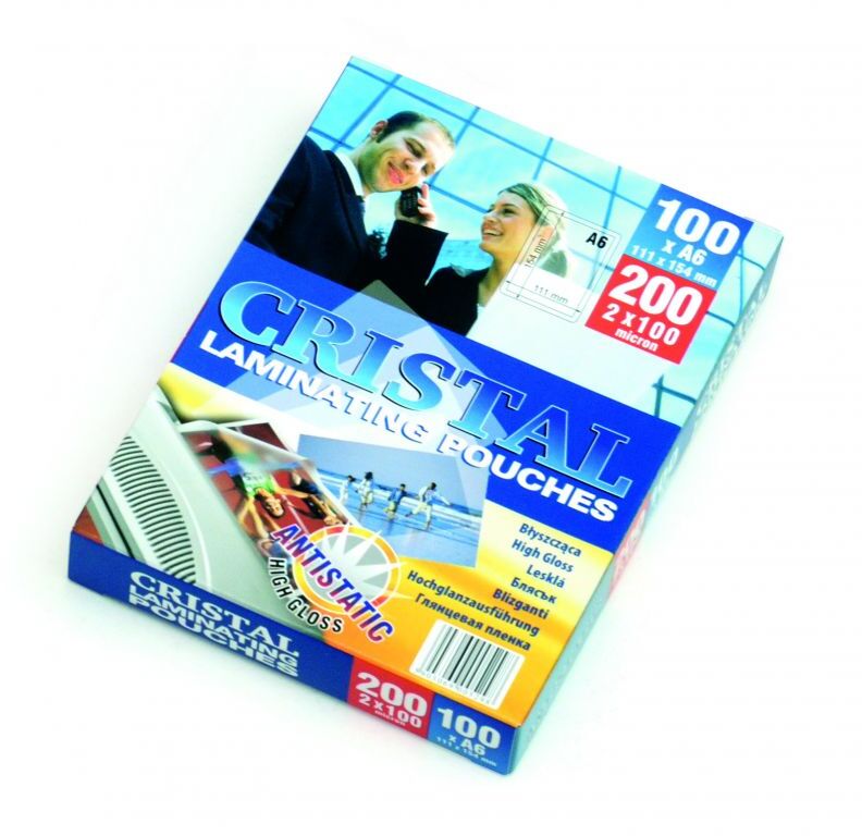 Folia do laminowania Argo, 111x154mm, A6, 2x100 μm, antystatyczna, 100 sztuk