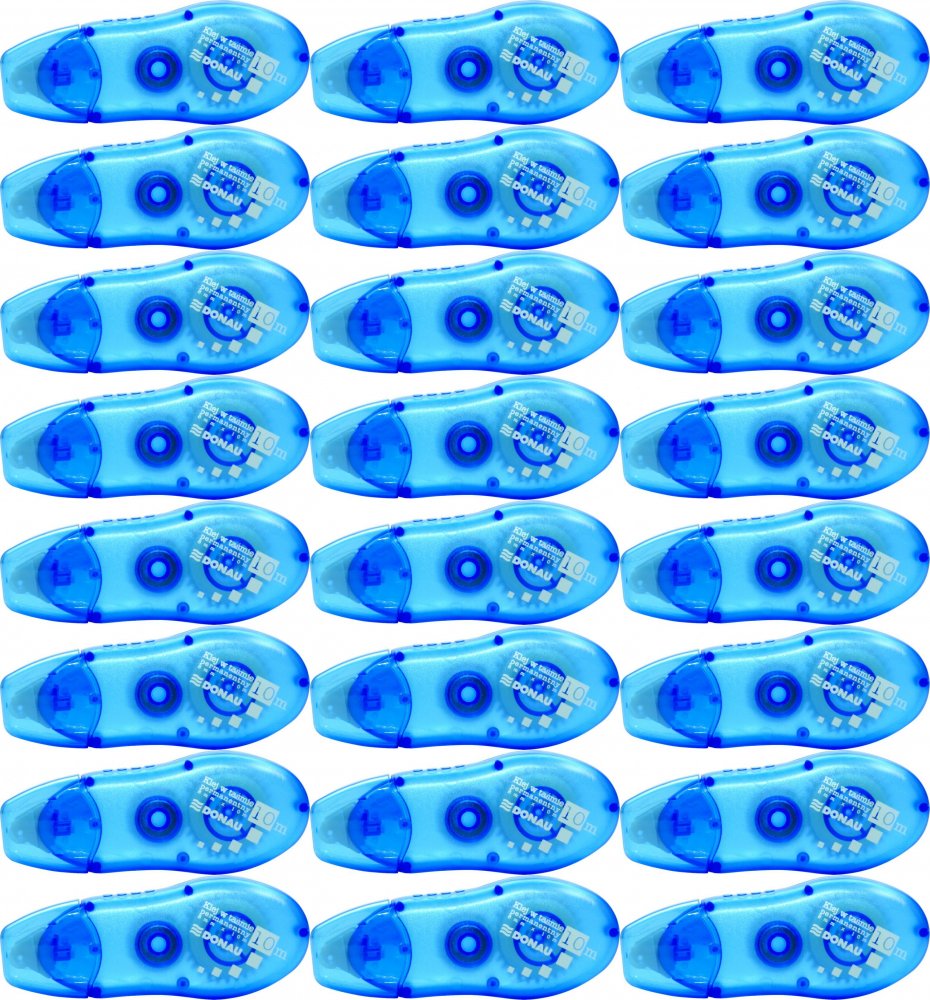 24x Klej Donau, w taśmie, 8mmx10m, transparentny