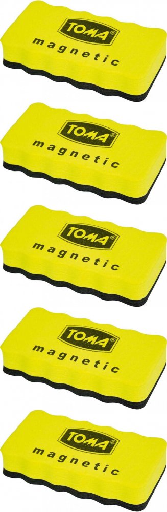 5x Czyścik magnetyczny Toma, mix kolorów