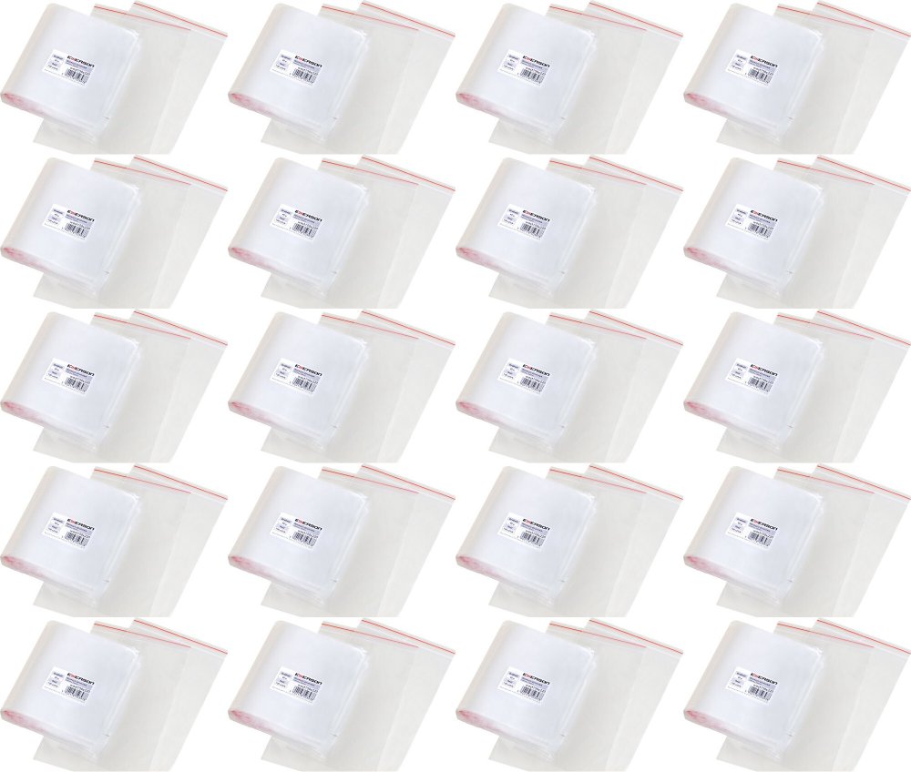 20x Woreczki strunowe Emerson, 200x250mm, 100 sztuk, bezbarwny