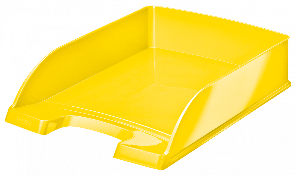 Półka na dokumenty Leitz Plus Wow, A4, plastikowa, żółty