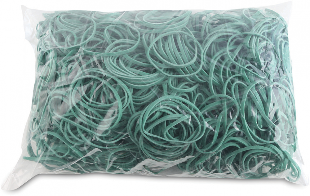 Gumki recepturki Office Products, 50mm, 1kg, zielony