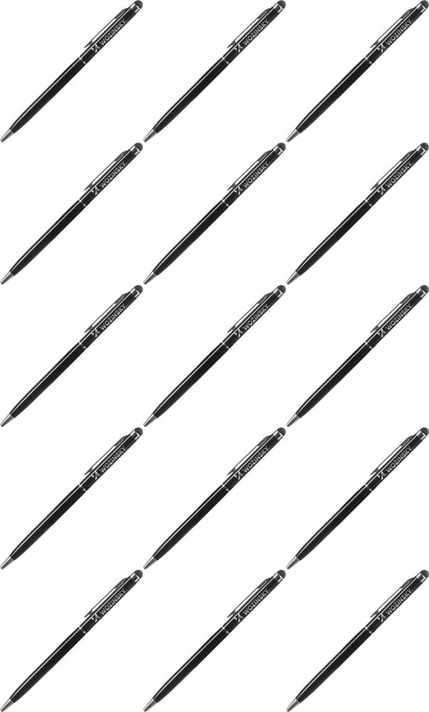 15x Długopis z rysikiem do smartfonów i tabletów Wozinsky, czarny