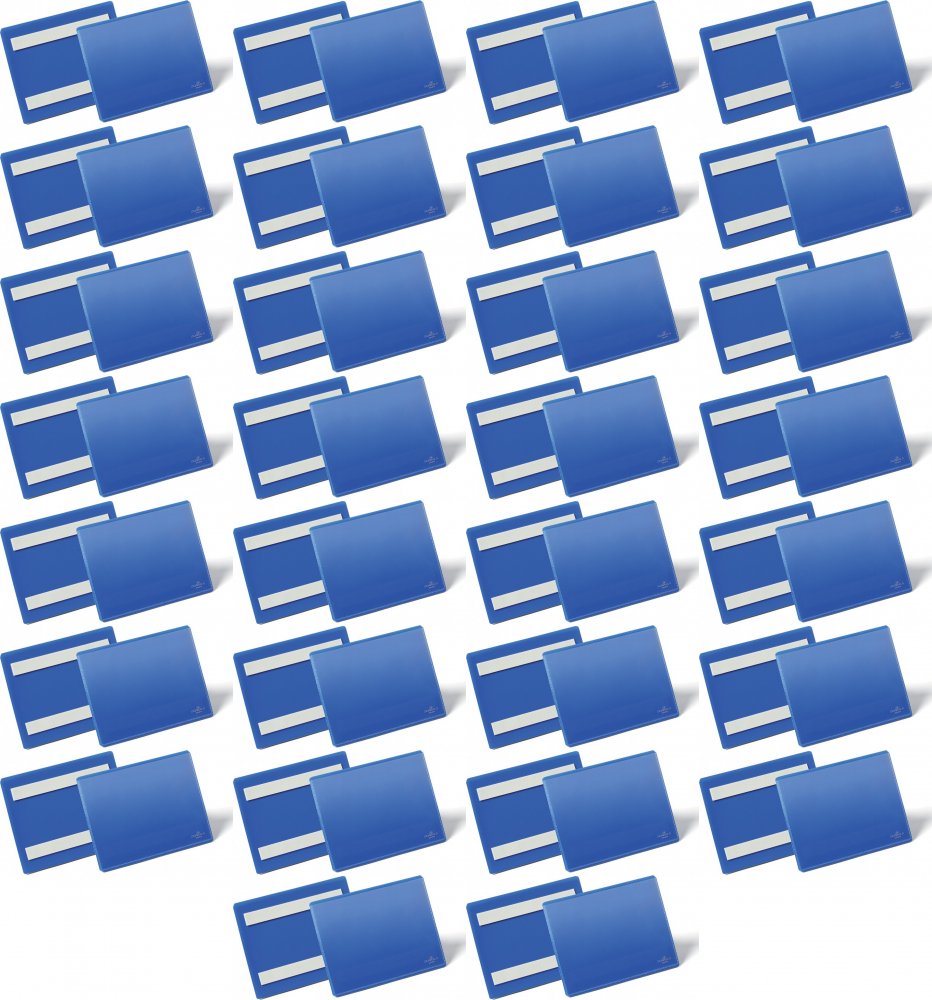 2x Kieszeń samoprzylepna Durable, A6, pozioma, 50 sztuk, granatowy