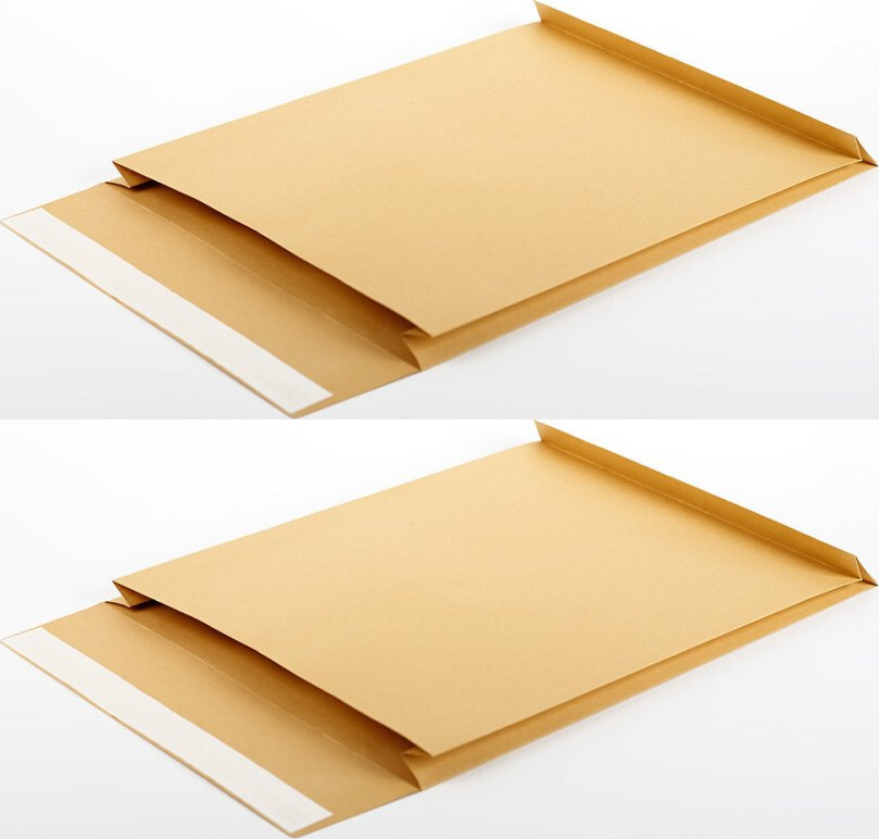 2x Koperta rozszerzana Bong, E4 z paskiem HK, 25 sztuk, brązowy