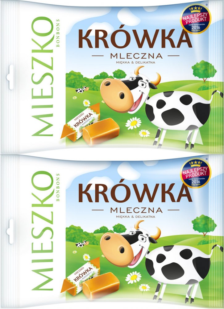 2x Cukierki Mieszko Krówka, mleczny, 1kg