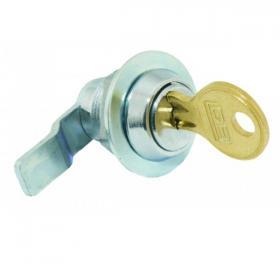 Zamek kasetkowy bębenkowy ZKP-22 A1 LOB, chrom