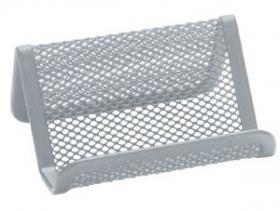 Stojak na wizytówki Q-connect, druciany, 95x75x45mm, srebrny