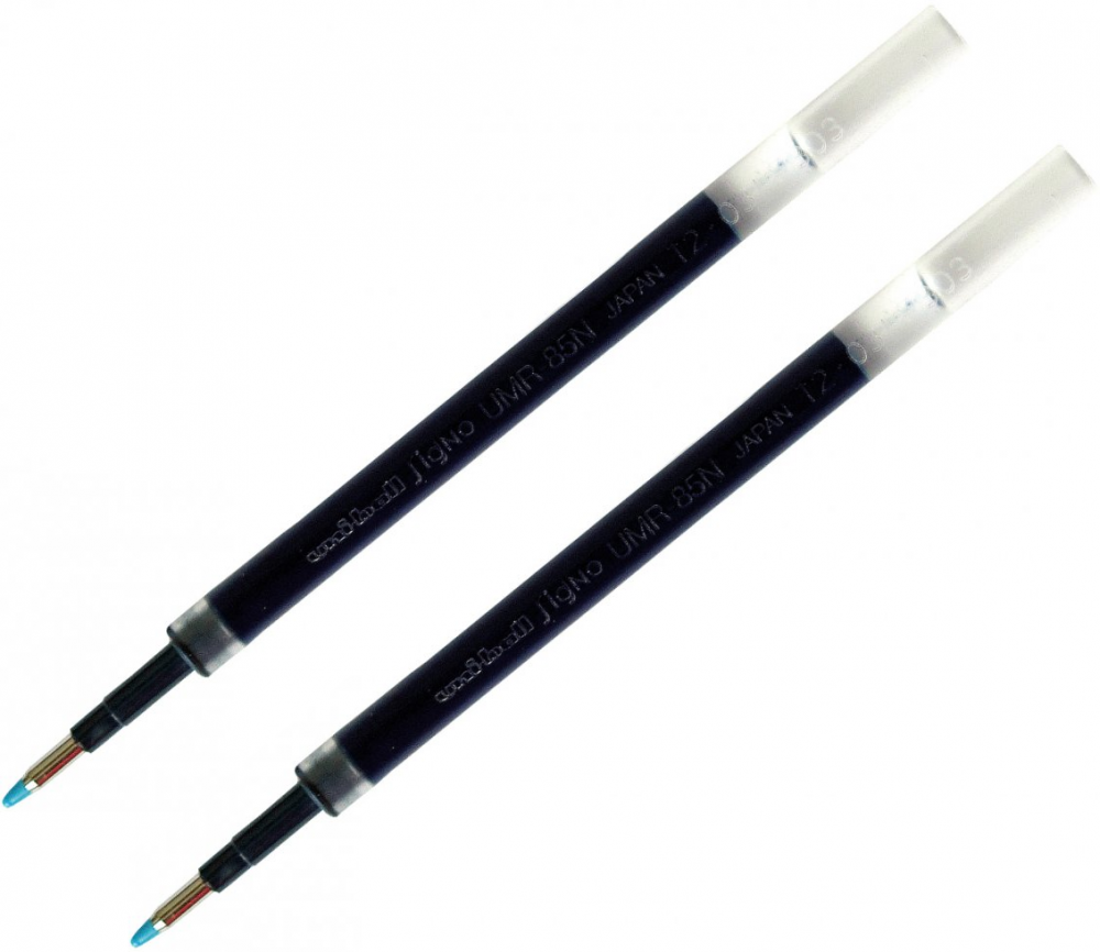 2x Wkład do długopisu żelowego Uni, UMN-207/UMN-152, UMR-85, 0.5mm, niebieski