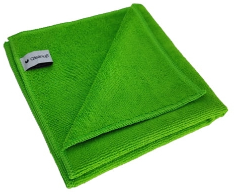 Ściereczka z mikrofibry Qleanup Plus, 40x40cm, 400g, 5 sztuk, zielony