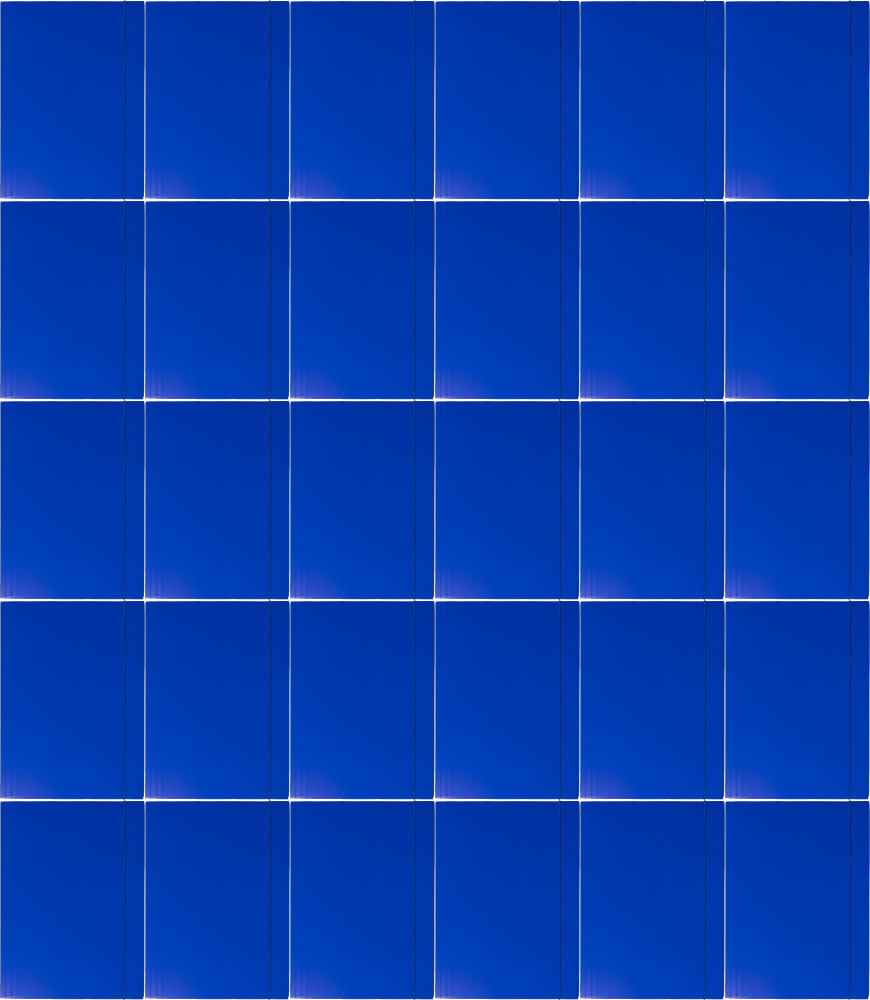 75x Teczka kartonowa z gumką Barbara, lakierowana, A4, 400g, granatowy