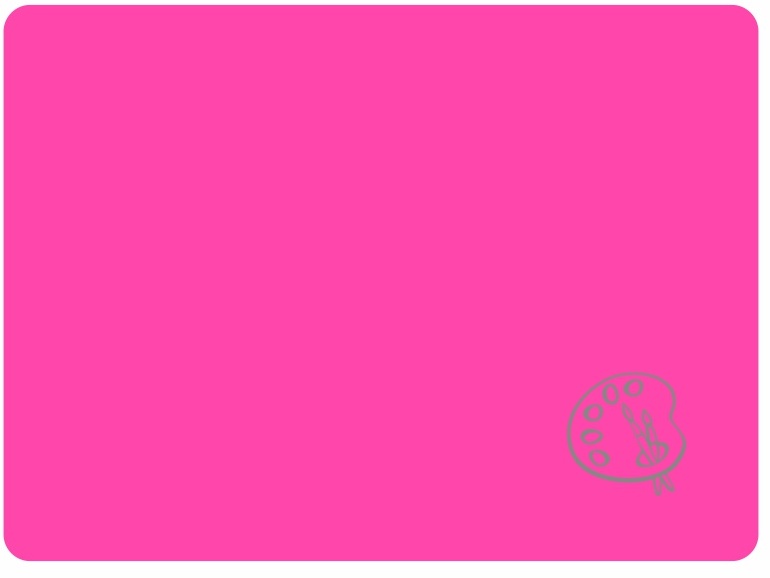 Podkładka do prac plastycznych Biurfol, A4, 280x380mm, neonowy różowy