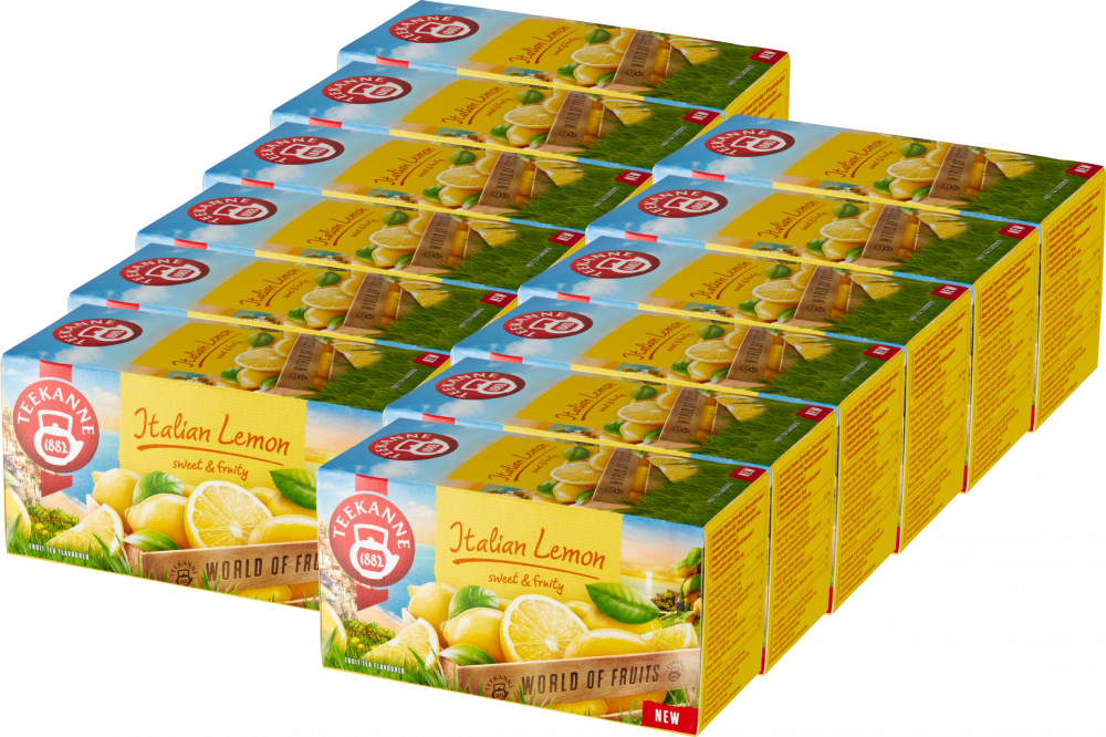 12x Herbata owocowa w kopertach Teekanne Italian Lemon, cytryna, 20 sztuk x 2g