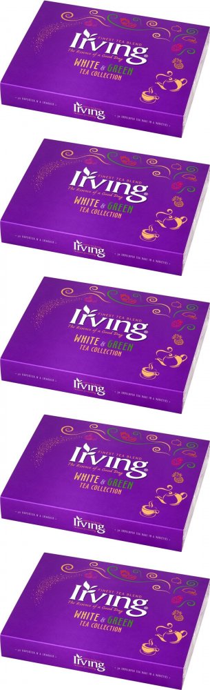5x Zestaw herbat w kopertach Irving White & Green, 6 smaków, 30 sztuk