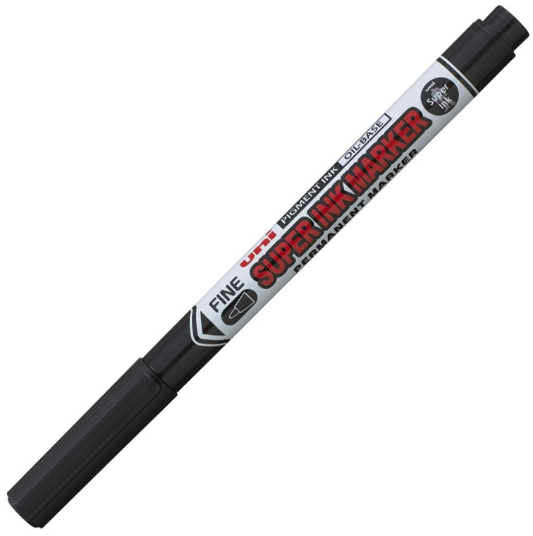 Marker permanentny Uni PNA-125, okrągła, czarny