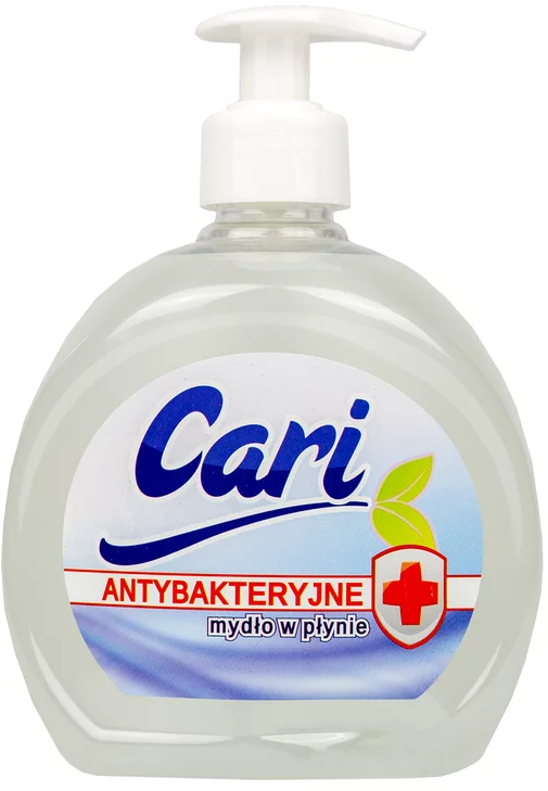 Mydło w płynie Cari, antybakteryjne, z dozownikiem, 500ml