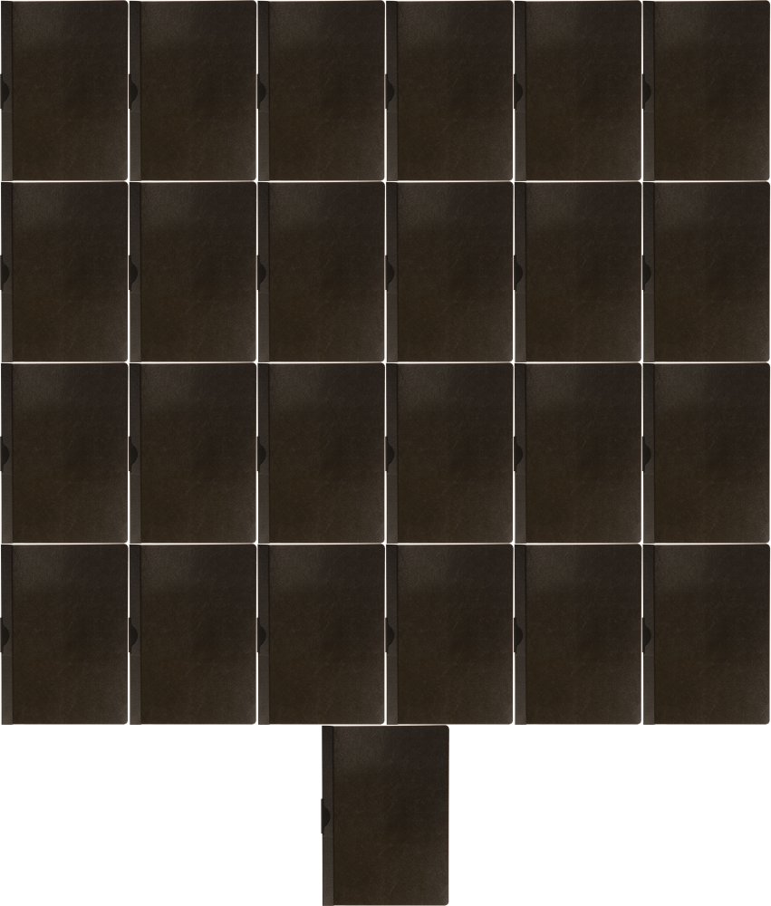 25x Skoroszyt plastikowy z klipsem Q-connect, A4, do 30 kartek, czarny