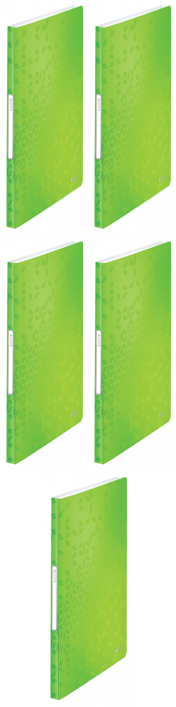 5x Album ofertowy Leitz Wow, A4, 40 koszulek, zielony