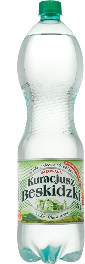 Woda gazowana Kuracjusz Beskidzki, 1.5l, butelka PET