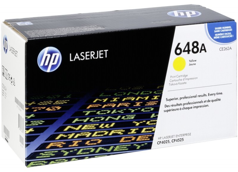 Toner HP 648A (CE262A), 11000 stron, yellow (żółty)