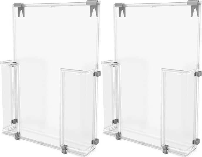 2x Kieszeń na ulotki Panta Plast, wisząca, A4, przezroczysty