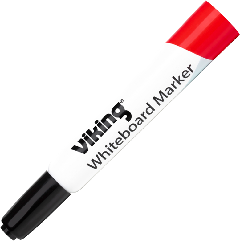 Marker suchościeralny Viking, okrągła, 2.5mm, czarny