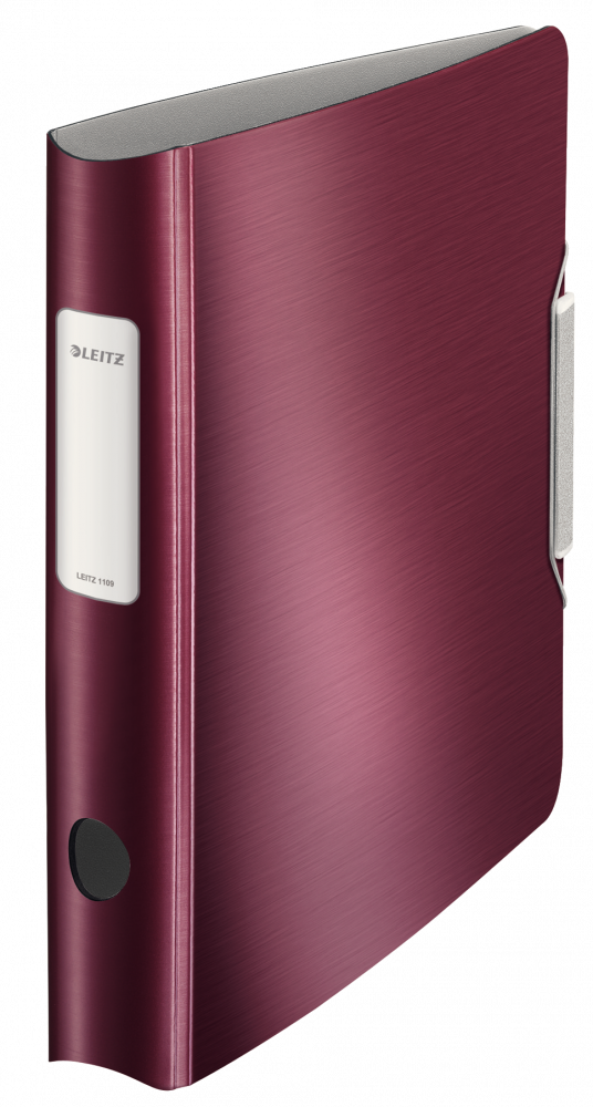 Segregator A4 Leitz 180° Active Style, 65mm, do 350 kartek, ciemnoczerwony