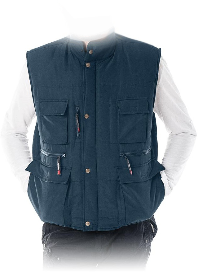 Bezrękawnik ocieplany Reis Kormoran, rozmiar M, granatowy