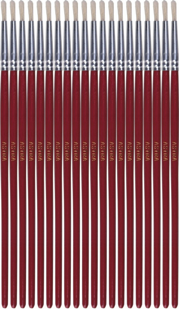 20x Pędzel szkolny Astra, nr 1, okrągły