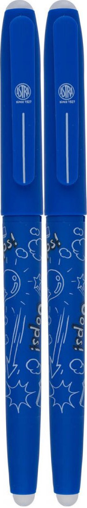 2x Długopis ścieralny Astra Astrapen OOPS! Classic, 0.6mm, niebieski