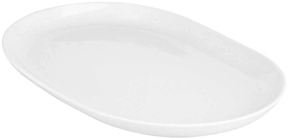 Półmisek MariaPaula Moderna Biała, 28x20x2,5cm, porcelana, biały