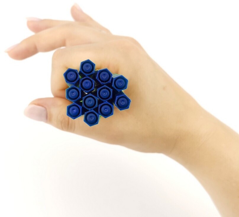 20x Cienkopis Leviatan, D400, 0.4mm, niebieski