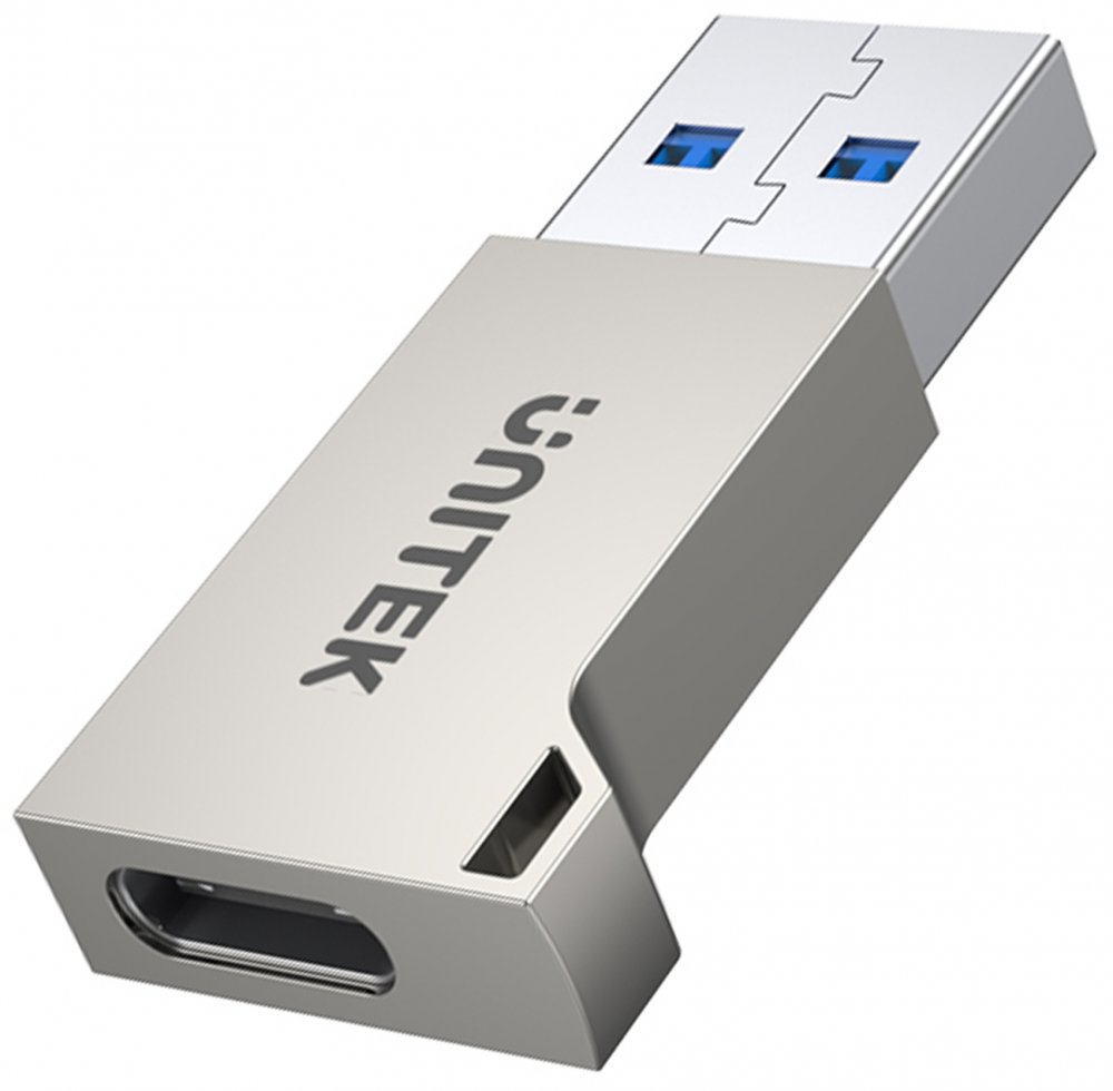 Adapter Unitek USB-A na USB-C 3.1 Gen1 A1034NI, szary
