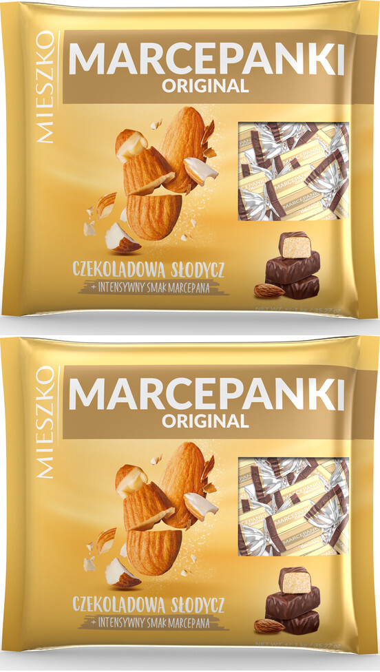 2x Cukierki Mieszko Marcepanki Original, migdałowy, 1kg