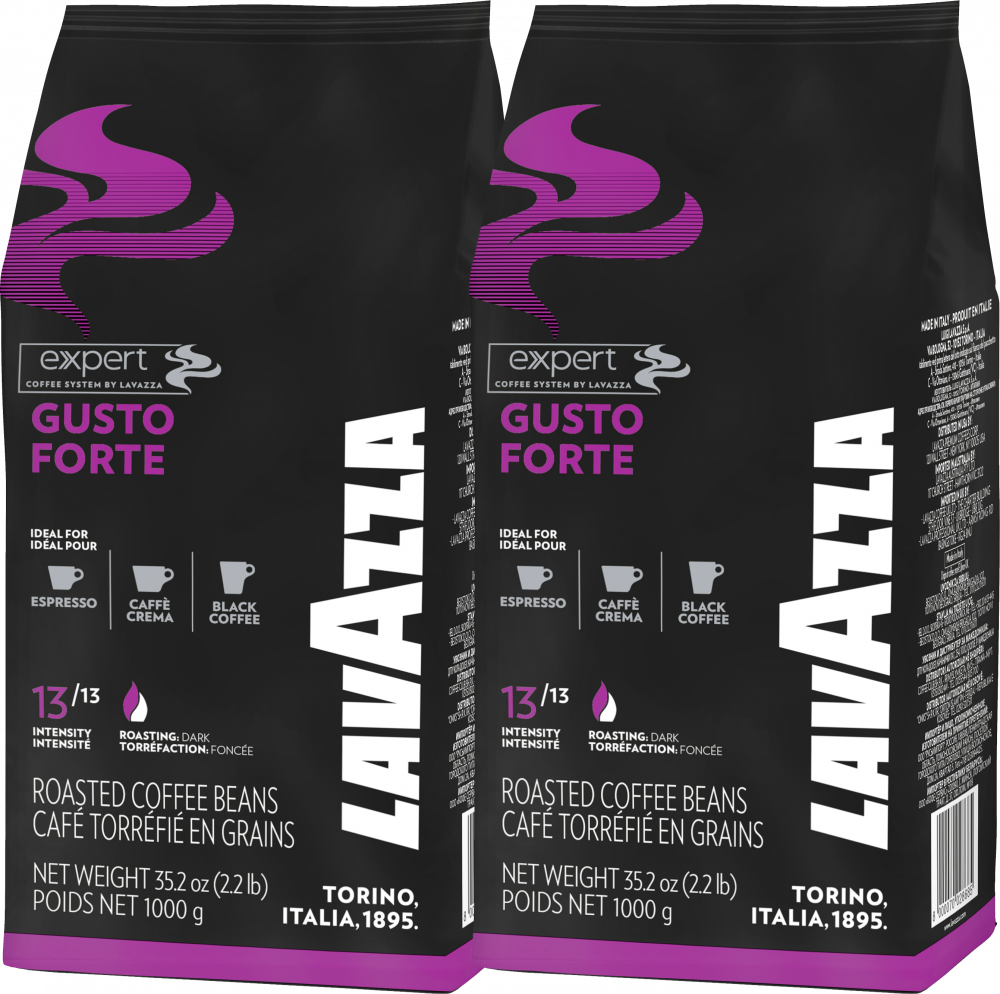 2x Kawa ziarnista Lavazza Gusto Forte Expert, 1kg