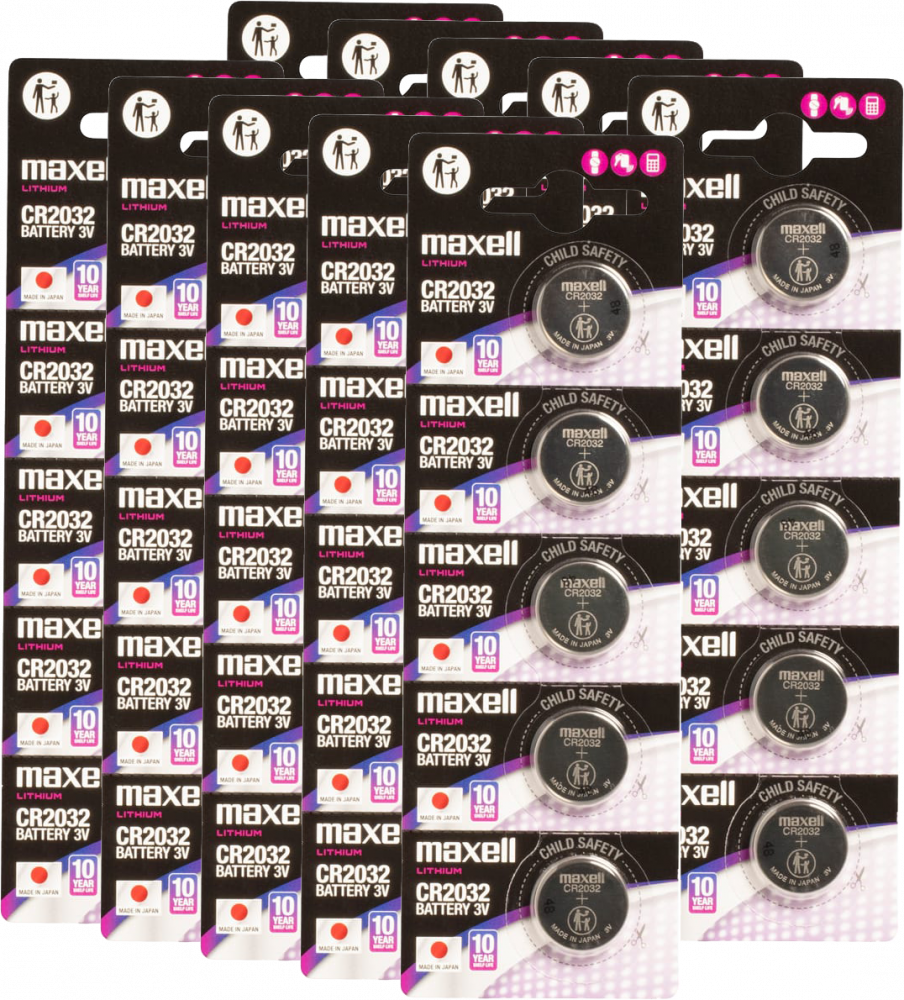 10x Bateria specjalistyczna Maxell CR2032, 5 sztuk