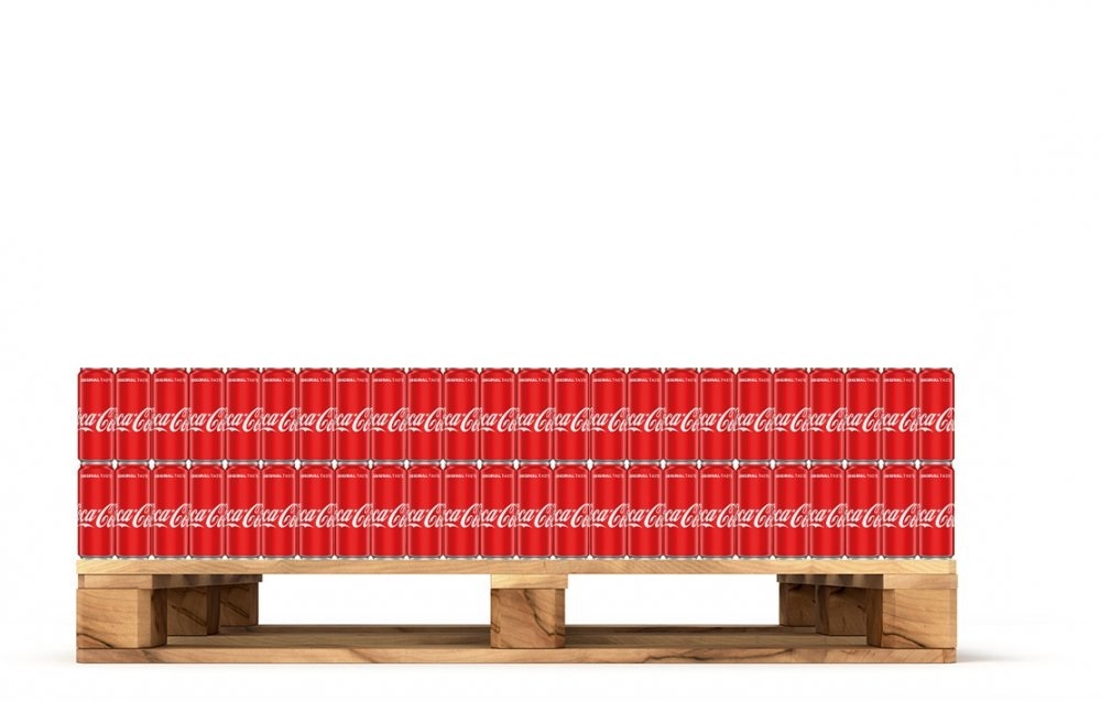 720x Napój gazowany Coca-Cola, puszka Sleek, 0.33l