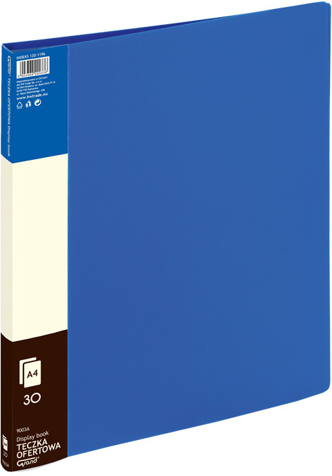 Album ofertowy Grand 9003A, A4, 30 koszulek, niebieski