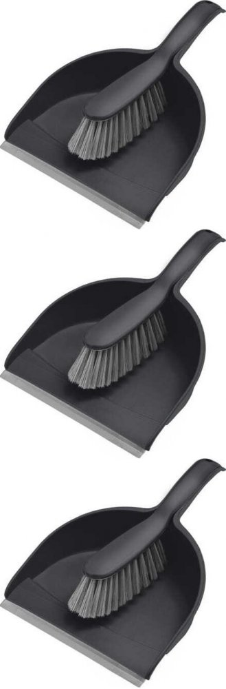 3x Zestaw do zamiatania York Compact, mix kolorów, zmiotka+szufelka