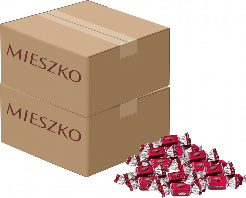 2x Cukierki Mieszko Brownie z Wiśnią, 2.5 kg