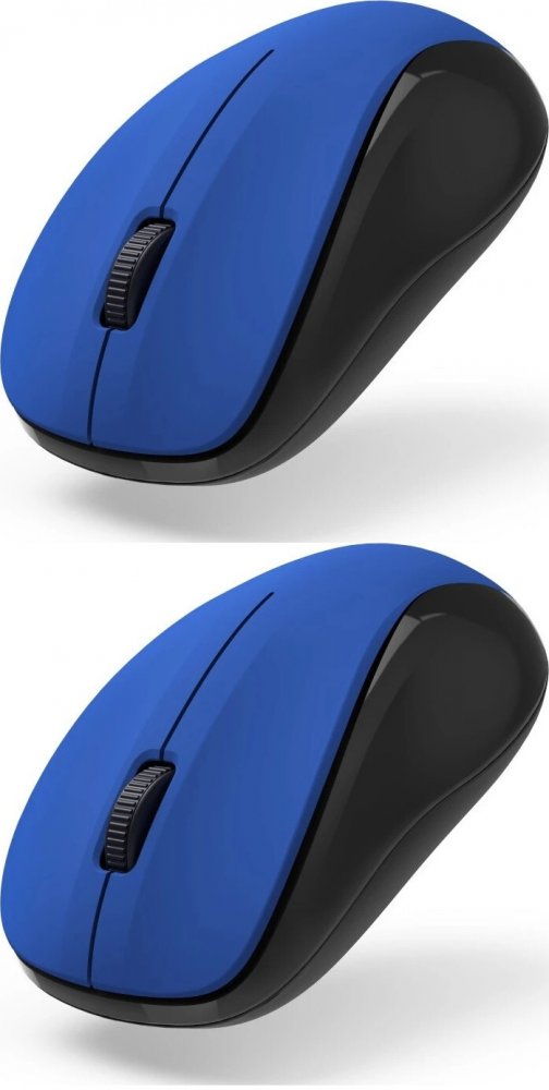 2x Myszka bezprzewodowa Hama MW-300 V2, optyczna, niebieski