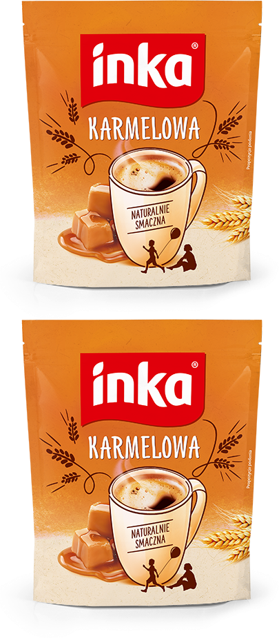 2x Kawa zbożowa Inka, o smaku karmelowym, 200g